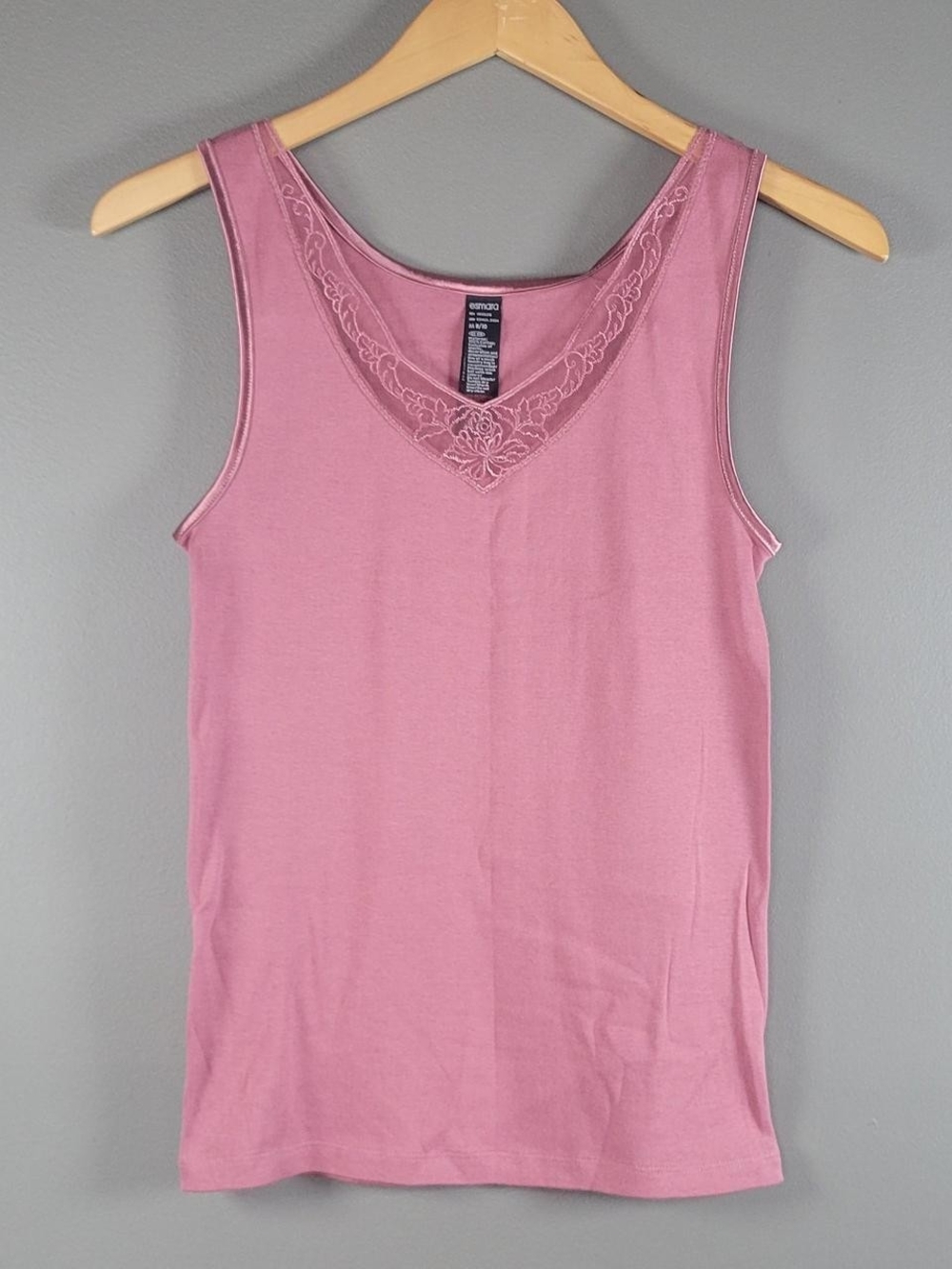 Esmara Lace-Trim Tank Top Size M